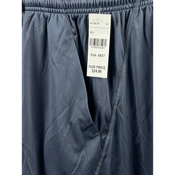 Soffe Men's 6'' Poly Mesh Shorts Navy Blue Size 2XL Pockets Athletic Running - Picture 9 of 9